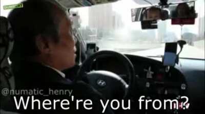 A taxi ride in beijing