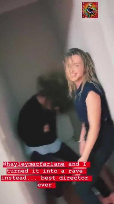 Peyton List dancing