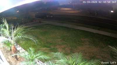 Ninja-like intruder...