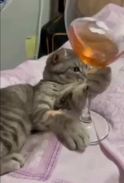 After a hard day's work...