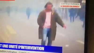 Look who's protesting against the pension reform in France