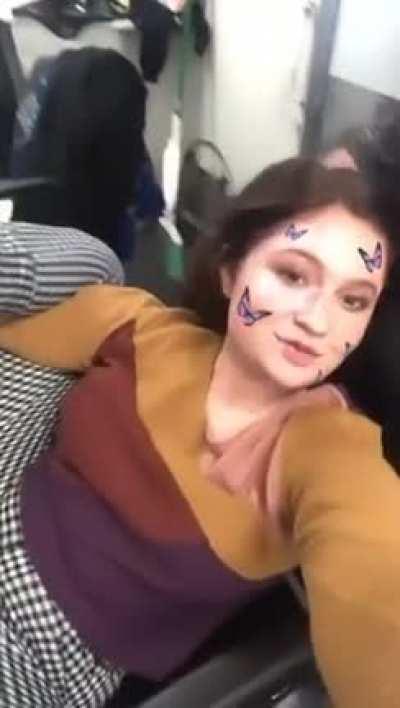 Teasing us with her huge hump as she shows off how wide she can spread....