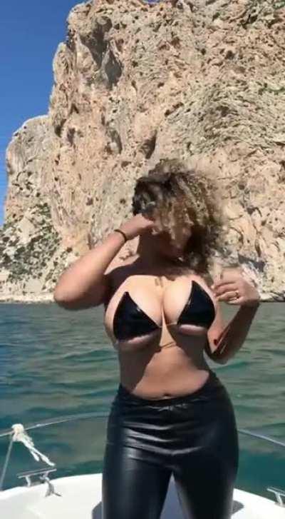 I want my tits to bounce while I jump on top of you :)