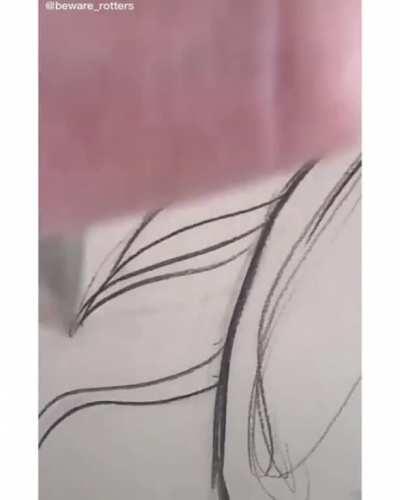 I love watching people draw