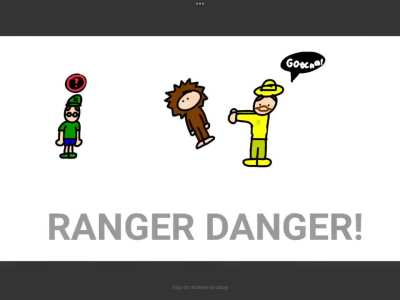 Animation of sneaky sasquatch