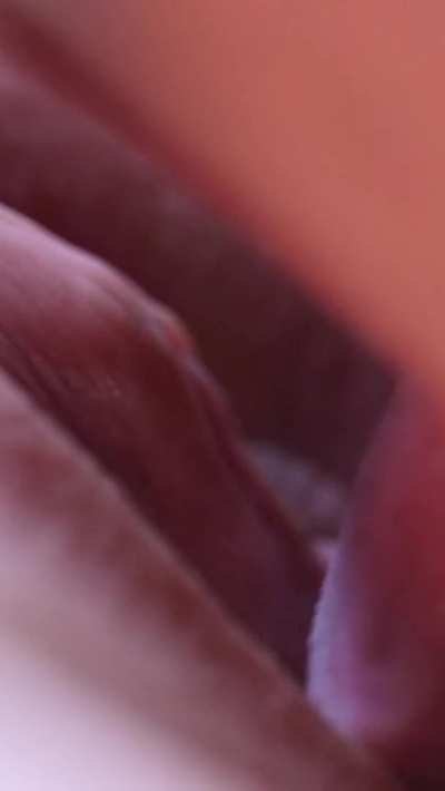Close up clit licking 