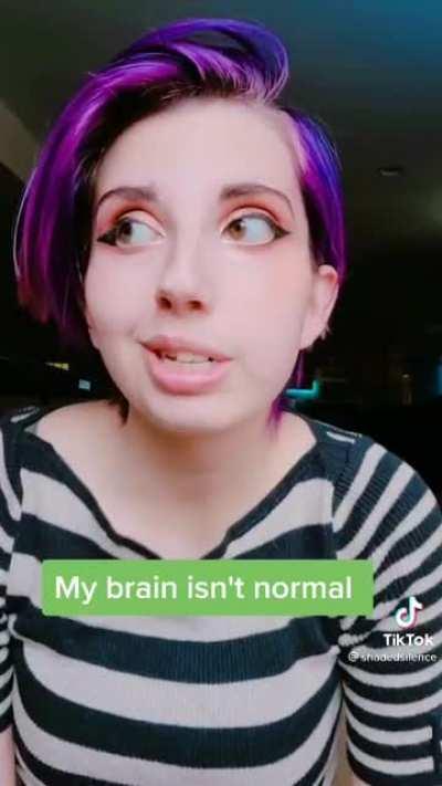 Yeah that's called being autistic