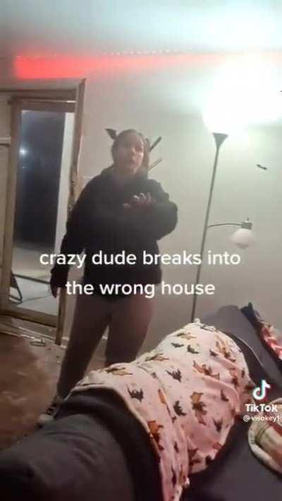 Guy breaks into the wrong house thinking they’re the person that ran over his daughter