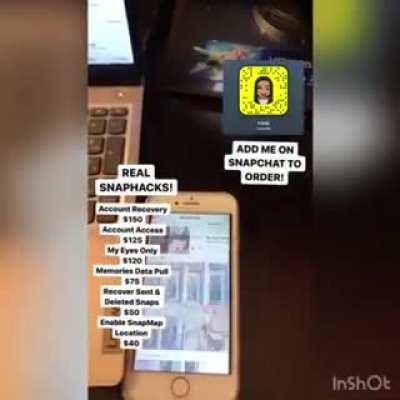 Y’all here need a hacker? Add @naequality on Snapchat to order hacks for social media like account access , recovery, my eyes only , memories pulling and more! Telegram Group link in the comments below!
