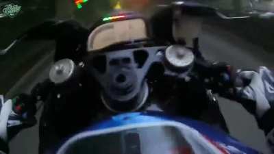 Superstock class record but also stands as the outright fastest lap in the history of the Isle of Man TT. Set with BMW M1000RR