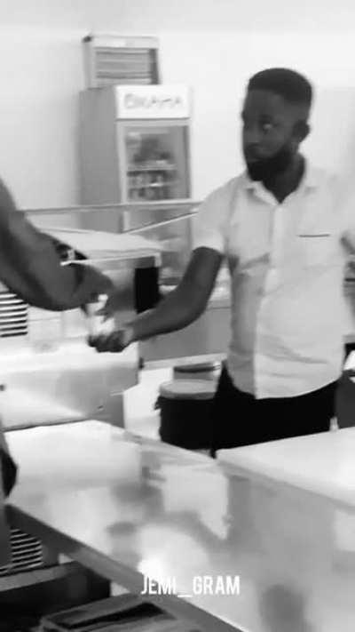 HMB as I grab my ice cream