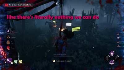 How it feels to get hit while on the hook