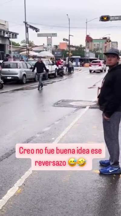 Road Rager Gets Instant Karma 