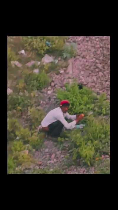 Hag rha tha patthar mar diya