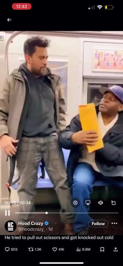 Disagreement on the Subway