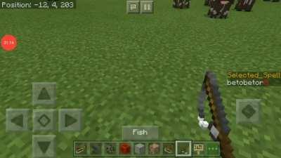 [Bedrock] Multiplayer compatible magic wands, world download in comments