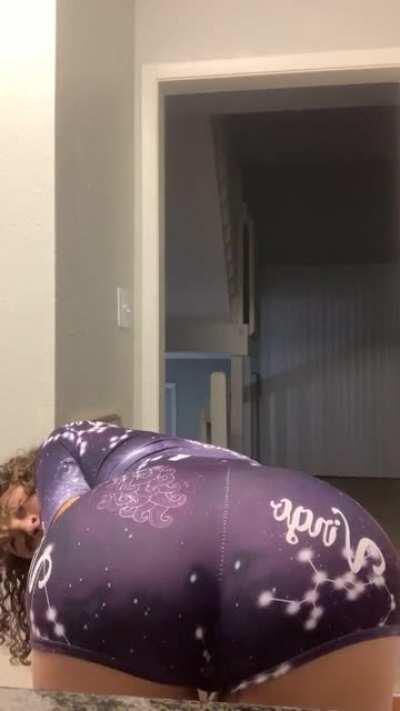 Ass fat with the nip slip