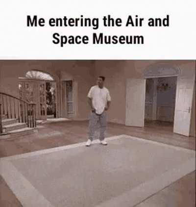 This is me in the Air and Space Museum