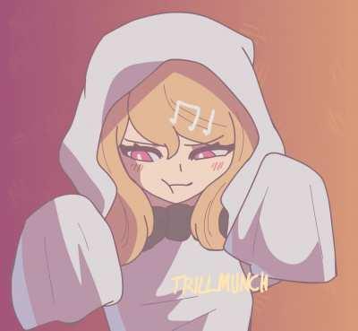 Little animation I made of an (excited for Halloween) Kaede!