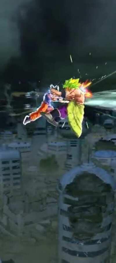 When Goku sees a new strong opponent