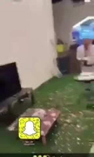 Surprising your unstable friend with a fake birthday present