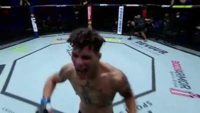 Fighting for a job with the UFC in front of the boss