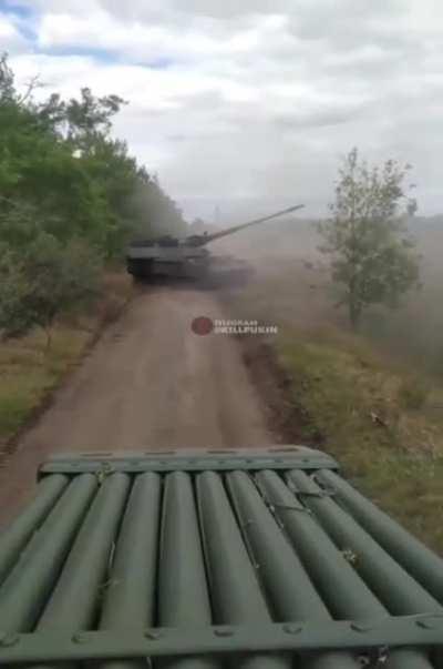UA pov: PZH-2000 shelling Russian positions in Kharkiv