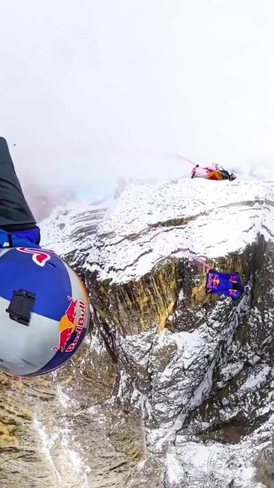 ever seen a catapult wingsuit BASE jump? 😏