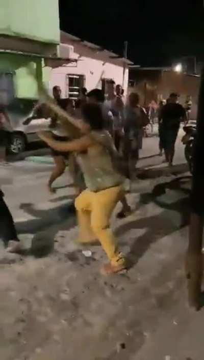 HMFT after I get knocked down and fall like a rag doll. Wait for it.