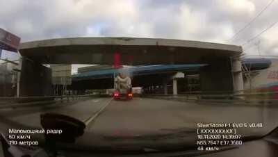 WCGW when just following a cement truck?