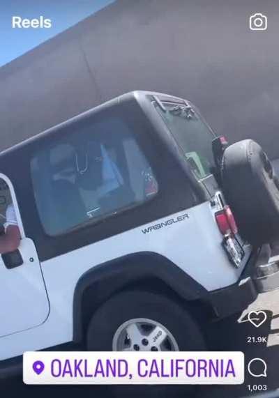 Man loses his temper during road rage incident