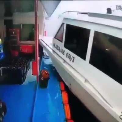 Dude almost gets squashed