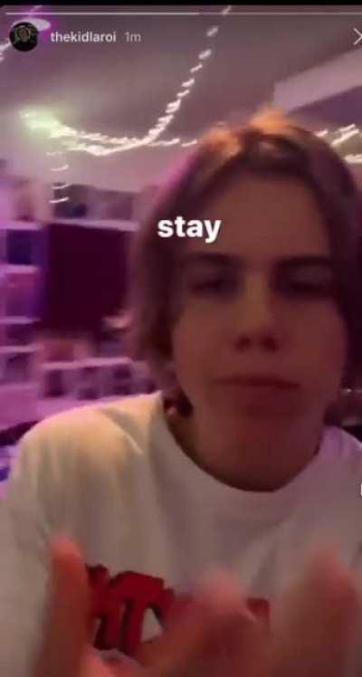 He needs to drop this.