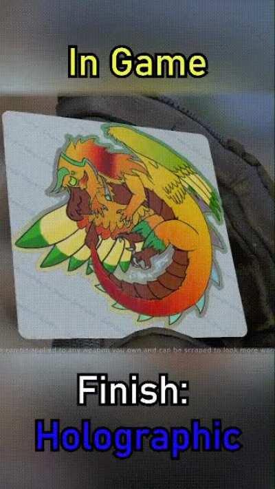 I trapped Yharon in a CS:GO sticker for eternity...