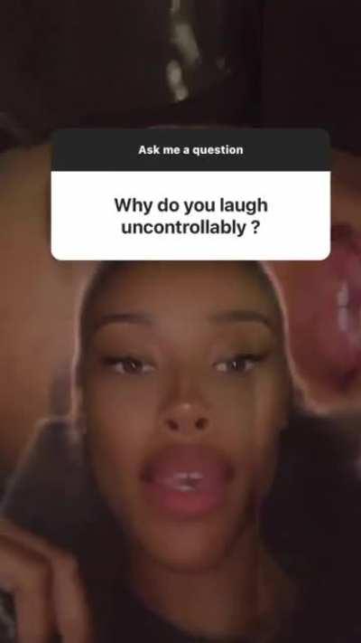 why do you laugh (instagram story video - May 5, 2022)