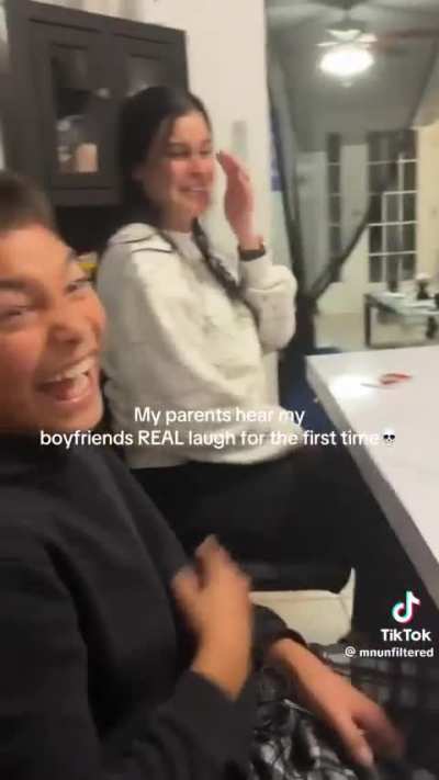 He laughed so hard he called for a timeout.