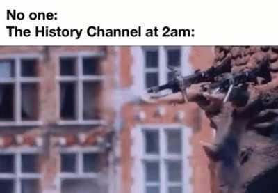 History Channel after midnight