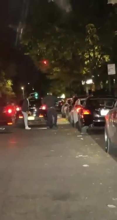 Guy just does not give a shit, he slides right through the police