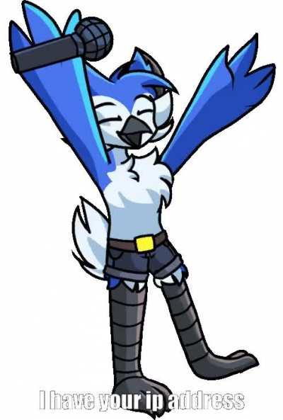 Blu has your ip address