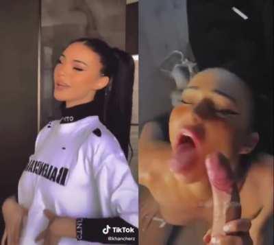 Kristen on TikTok vs her OnlyFans