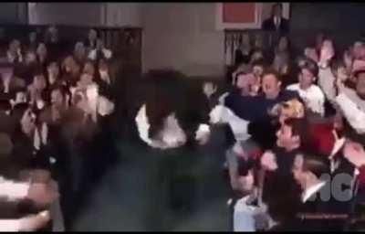 Chris Farley feeling the new years beat