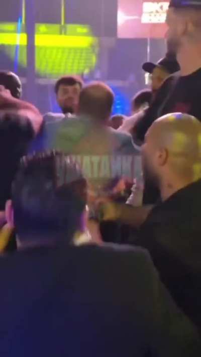 A fan just tried to attack Conor McGregor and ended up bloodied by his security