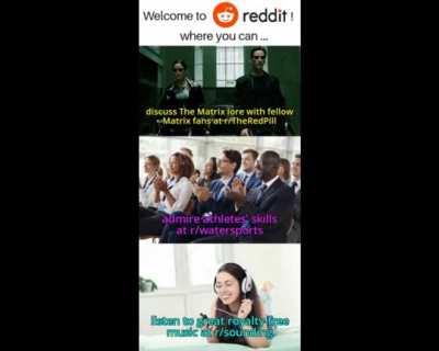 Watch what happens when I visit a subreddit I don't know