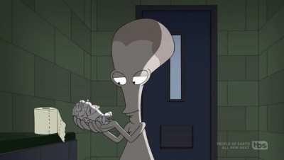 Roger’s descent into madness...er... ascent onto sanity (?) is the only reason I can handle the cringes while watching Kloger...top 3 cringiest episode?