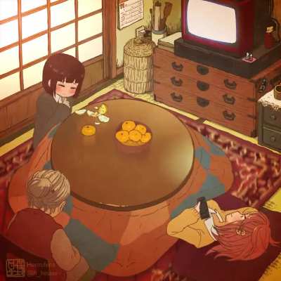 Kotatsu antics (Homura Hinase)