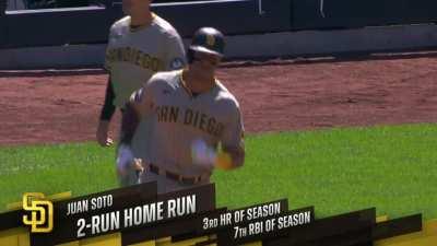 [Highlight] [Highlight] Juan Soto annihilates a 2-run homer to put the Padres up early against the Mets.