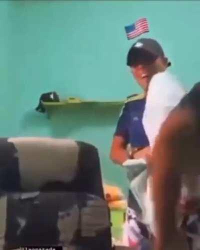 It was all fun and game until he...