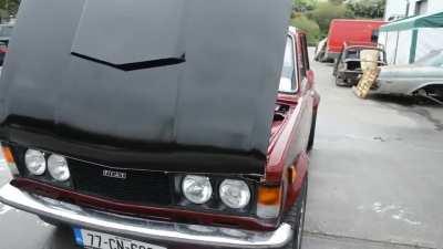 An Irish Fiat 125P with a 351 c.i. (5.8 L) Mustang V8