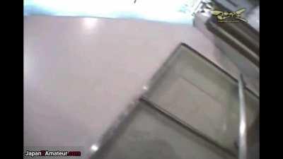 Japanese Girl Licking A Guys Tip In Front Of A Busy Shopping Mall