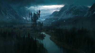 Dracula's Castle - Castlevania Live Wallpaper [1920 x 1080]